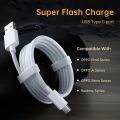 For Realme Superdart Fast Charge Usb Type C Cable For Realme Gt2 Pro 8 Neo 2T 2 Narzo 30 Pro 5G 65W 6.5A Realmi X7 Pro X50 Pro. 