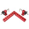 3 Pieces of 100Mm Woodworking Right-Angle Fixture Right-Angle Fixing Clamp L-Shaped Auxiliary Fixture.