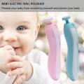 Electric Baby Nail File Clippers Toes Fingernail Cutter Trimmer Manicure Tool Baby Care Accessories Kits. 