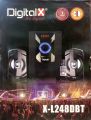 Digital X 2.1 Channel Multimedia Bluetooth Speakers With Remote Control. 