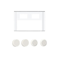 【New and Improved】 Protective Case Rocker Cap for Legion Go Monitor Game Console Game Frame Plastic PC Protective Cover Easy Install Easy to Use Transprent.