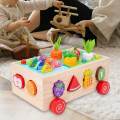 Shape Sorter Carrot Harvest Game Shape Sorter Toy for Toddlers Boys Children. 