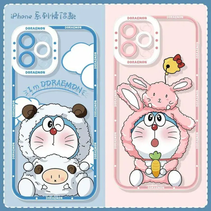 Casing%20For%20Realme%20C53%20C55%20C35%20C33%20C30%20C11%202021%20C20%20C12%20C15%20C21Y%20C25Y%20C21%20cover%20Angel%20Eyes%20Crystal%20Cartoon%20Doraemon%20Soft%20Clear%20Case%20Lens%20Protection%20Transparent%20Shockproof%20Square%20TPU%20Silicone%20Full%20Protection%20Cute%20-%20Image%207