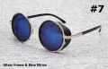 JackJad 2021 Fashion VINTAGE Retro Round STEAMPUNK Rock Sunglasses Side Cover Men Women Brand Design Sun Glasses Oculos De Sol. 