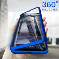 360 Degree Protection Tempered Glass Cases For Huawei P10 P20 P30 P40 Mate 9 10 20 30 Pro Lite Nova 2s Plus 3 3i 5 5i 6 7 Pro SE.
