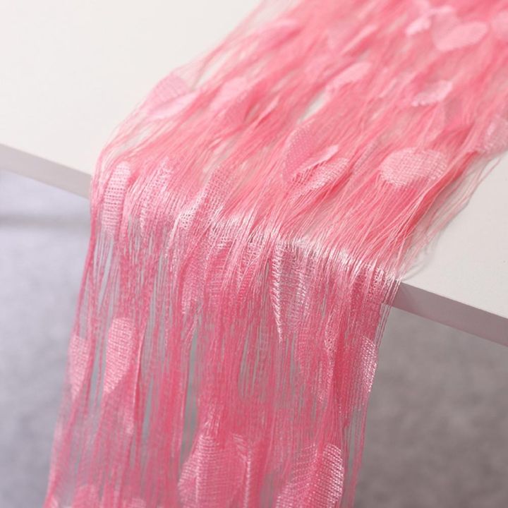 Pink%20%20colour%20Love%20Heart%20Shaped%20Net%20Curtain/Porda%20-%20Image%205