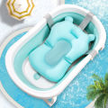 OUMERY Baby Shower Bath Tub Pad Non-Slip Bathtub Seat Support Mat Safety Security Bath Support Cushion Foldable Soft Pillow-Please note that it is only a cushion!!!. 