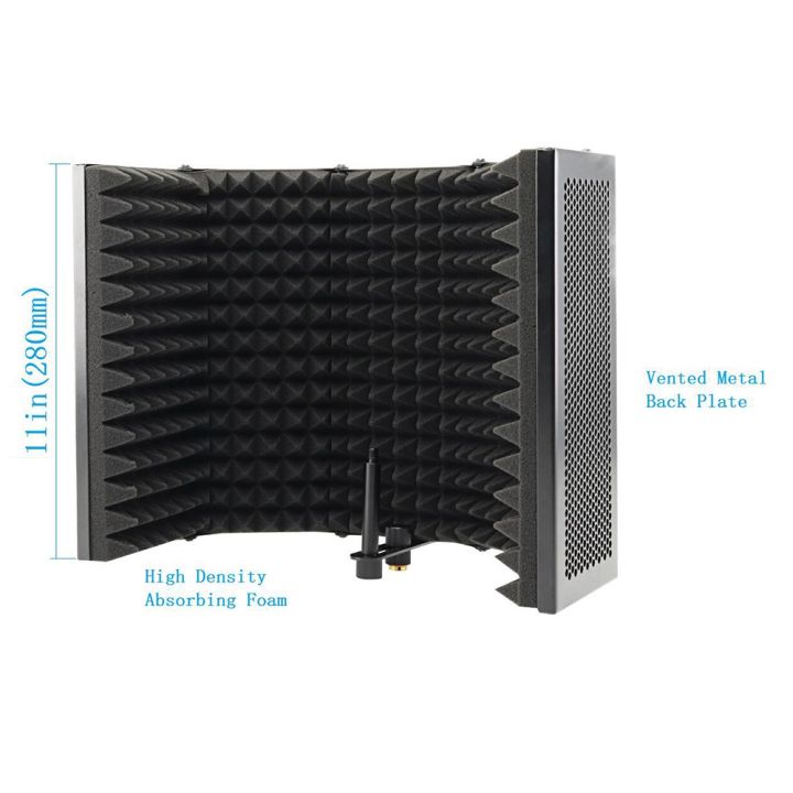 5%20Panel%20Microphone%20Isolation%20Shield%20Recording%20Absorber%20Foam%20Panel%20-%20Image%206