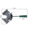 Aluminum Single Handle 90 Degree Right Angle Clamp Angle Clamp Woodworking Frame Clip Right Angle Folder Tool 1PC. 