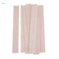2X Natural Round Balsa Wood Woodcraft Flat Sticks Dowel 10 Pieces 150mm. 