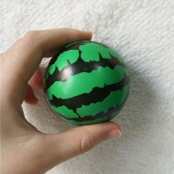 【Broad Sunlight shop】6.3CM Anti Stress Balls Cute Watermelon Toy Balls Children Sponge Foam Squeeze Baby Outdoor Toys