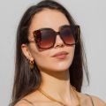 Fashion Oversized Square Sunglasses Women Vintage Big Frame Female Sun Glasses Luxury Brand Shades Decoration Outdoor Eyeglasses. 