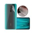 Redmi Note 8 Pro Back Screen Protective Film Carbon Fiber Skin Transparent Screen Guard Sticker. 