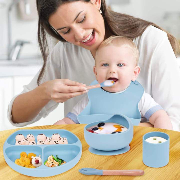 2%20Pcs/Set%20Children's%20Silicone%20Bowl%20Spoon%20Baby%20Suction%20Cup%20Bowl%20for%20Kids%20Toddlers%20BPA%20Free%20Drop-proof%20Feeding%20Tableware%20with%20Spoon%20-%20Image%206