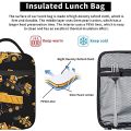 Road Roller Bulldozer Dumper Lunch Box Insulated Soft Bag Reusable Cooler Bag For Women Men Work Picnic Hiking. 