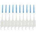 40pcs Teeth Toothpicks Dental Floss Picks Interdental Brush Stick Tooth Clean.