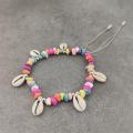 【KuaKe Mall】Bohemian Shell Beads Stone Anklets For Women Vintage Woven Rope Pendant Bracelet On Leg Anklet Beach Ankle Jewelry New Gift.