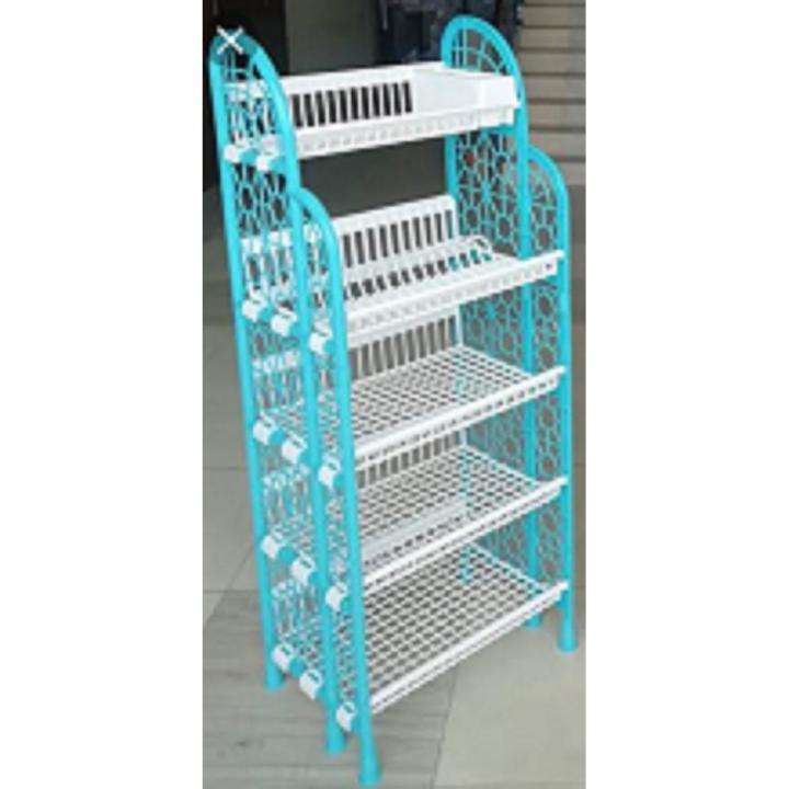Chef - Kitchen Rack - 5 Steps - Paste Blue & White | Daraz.com.bd