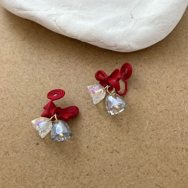 New%20Year's%20bow%20crystal%20earrings%20Christmas%20red%20earrings%20Autumn%20and%20winter%20sense%20of%20luxury,%20light%20luxury,%20niche%20simple%20earrings%20tide%20-%20Image%203