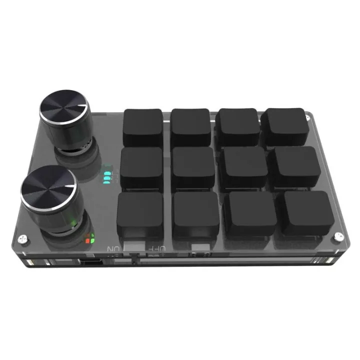 Bluetooth%20USB%20Custom%2012%20Keys%20Keyboard%20Volume%20Knob%20Programming%20Macro%20Gaming%20Photoshop%20Keypad%20Mechanical%20Keyboard%20-%20Image%204