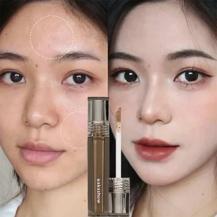 Liquid Foundation Concealer Stick Natural Ivory Matte Highlighter Brighten Face Makeup