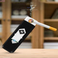 USB Rechargeable Electronic Lighter - Black and White. 