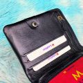 Pure Leather Wallet - Craftsmanship High Quality Long Lasting Business Premium Wallet. 