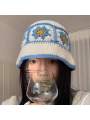 Summer Women Handmade Crochet Bucket Hat Bohemian Beach Knit Fashion Sun Hat Bob Femme Gorras. 