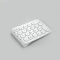 BOW 22 Keys Wireless Number Pad Rechargeable Bluetooth Numeric Keypad Round Keycaps Numpad Number Keyboard for Laptop iPad. 