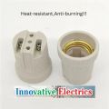 High temperature resistant ceramic lamp/Bulb holder E27(Patch type)/B22( Pin type)   High quality ceramic Light Base. 