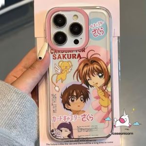 Bilashmart For Oppo A38 A15 A17 A18 A12 A78 A17K A5 A16s A7 A5s A57 A74 A54 A77 A76 A3s A9 A95 A53 A58 A16K A16 A31 A92 A96 A33 Reno 4F 5F Trendy Cartoon Cute Cardcaptor Sakura Girl Soft Case