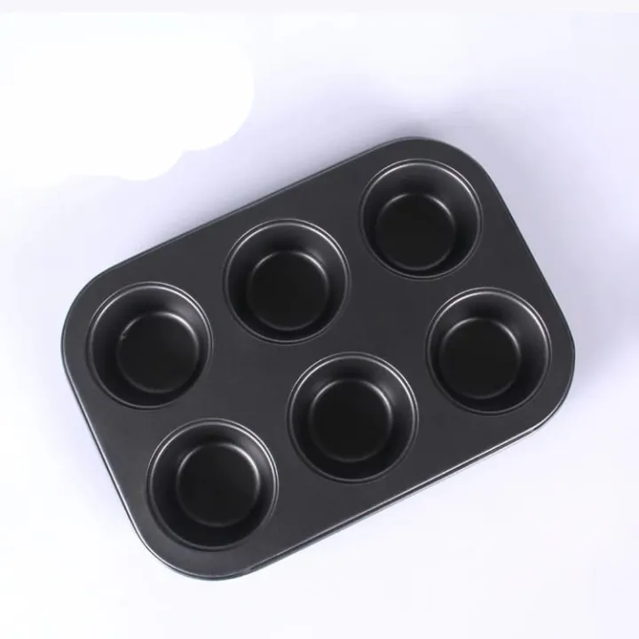 6%20Cups%20Carbon%20steel%20Mini%20Muffin%20Bun%20Pan%20non-stick%20Cupcake%20Baking%20Bakeware%20Mould%20Tray%20Cake%20mold%20-%20Image%204