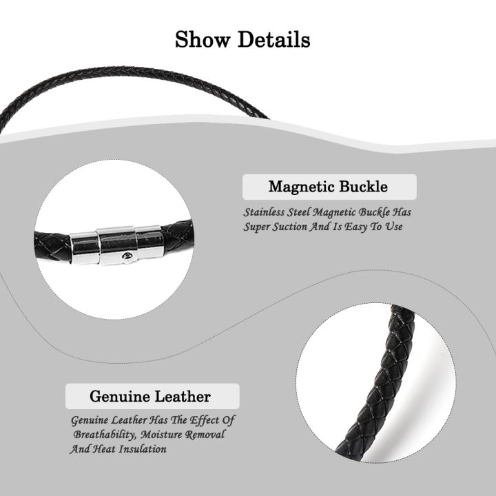 Nabest%20Custom%20Size%20Wholesale%20Bulk%20Simple%203/4/5/6mm%20Thin%20Black%20Necklace%20Leather%20Necklace%20For%20Men%20Cord%20Chain%20Necklace%20-%20Image%205