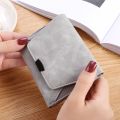 【Wweirdoo】2022 Women Short Matte Coin Purse Girls Money Bag Hasp Fashion Small Card Holder W099 wallet. 