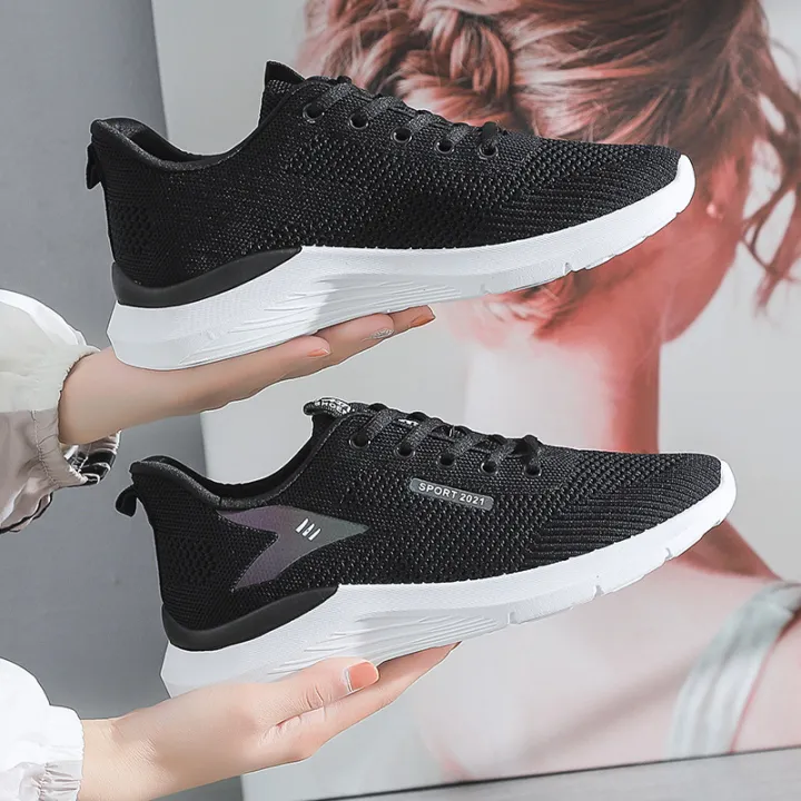 Women's%20Flying%20Woven%20Sneakers%202024%20New%20Breathable%20Casual%20Shoes%20Fashion%20Korean%20Version%20Running%20Tide%20Shoes%20Foreign%20Trade%20Wholesale%20Women's%20Shoes%20-%20Image%202