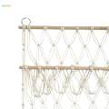 Stuffed Animals Storage Hammock Boho Cotton Rope for Kids Bedroom Home Decor.