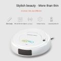 Smart Floor Vacuum Cleaner 3-In-1 Auto Rechargeable Smart Sweeping Robot 1800Pa Multifunctional Cleaner Dry Wet Sweeping-Black.