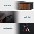 Modern Cabinet System Wall Mounted Media Console Floating TV Shelf TV Stand for Xbox One/PS4/Cable Box/DVD Players/Game Console.