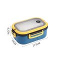 Double Lunch Box Portable Student Lunch Box Office Workers Compartment Portable Lunch Box Microwave Heatable Sealed Lunch Box. 