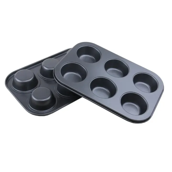 6%20Cups%20Carbon%20steel%20Mini%20Muffin%20Bun%20Pan%20non-stick%20Cupcake%20Baking%20Bakeware%20Mould%20Tray%20Cake%20mold%20-%20Image%206