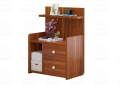 Royal Decor M18 Bedside Table - Simple Modern Bedroom Small Cabinet Bedside Table with Two Drawer Organizer Storage Cabinet-Shan Teak Finish.