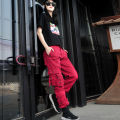 2023Autumn New Cargo Pants StreetinsLarge Size Slimming Couple Men and Women Straight-Leg Trousers More than Climbing Pants Pockets.