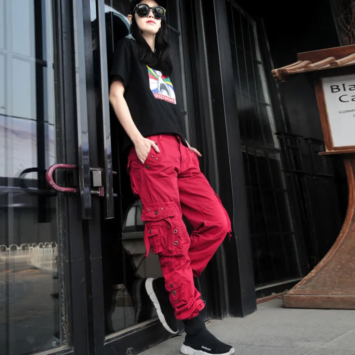 2023Autumn%20New%20Cargo%20Pants%20StreetinsLarge%20Size%20Slimming%20Couple%20Men%20and%20Women%20Straight-Leg%20Trousers%20More%20than%20Climbing%20Pants%20Pockets%20-%20Image%205