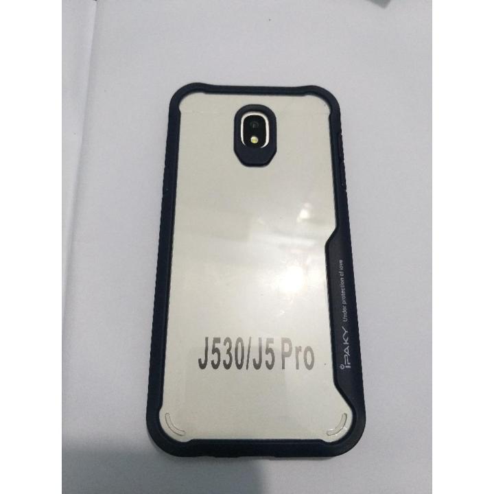 for Samsung Samsung Galaxy j5 - Ipaky Bumper Protective Transparent Case