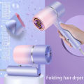 Hair Dryer High Power Quick Drying Blue Light Negative Ion Hot&Cold Wind Foldable Home Appliances for Barbershop Hair Dryer. 