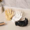 3x Wall Hanger Hook Multifunctional Hand Shaped for Bedroom Living Room Robe.