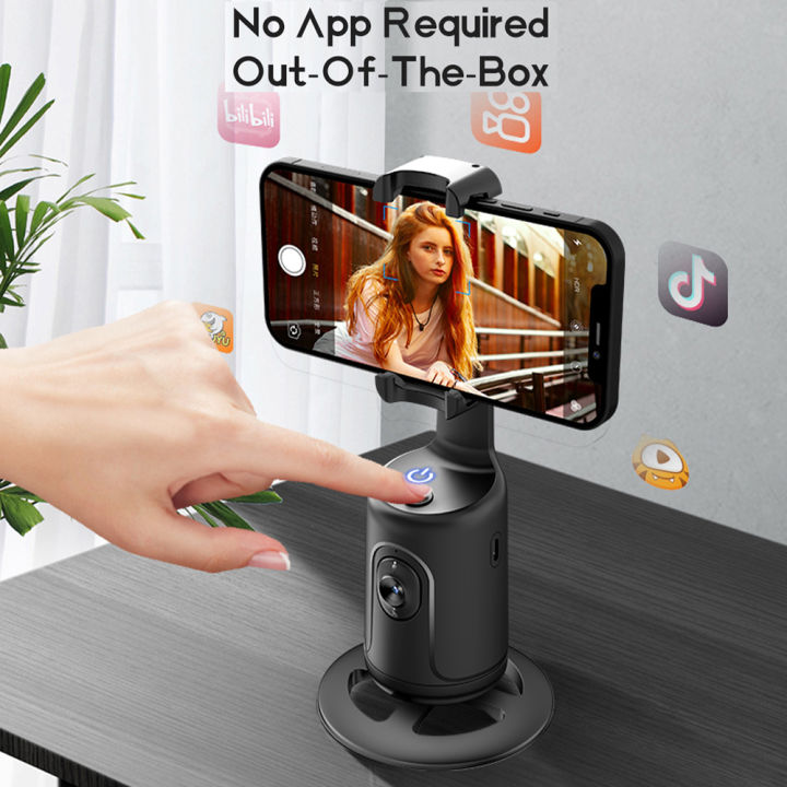 Auto%20Face%20Tracking%20Camera%20Gimbal%20Stabilizer%20Smart%20Shooting%20Holder%20360%20Rotation%20Tripod%20Selfie%20Stick%20For%20Live%20Vlog%20Video%20-%20Image%204