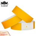 Carat Stable Wristband Adhesive 100pcs Waterproof Synthetic Paper Wristbands for Events Disposable Durable Id Bracelets for Amusement Parks Nightclubs Bars Replacement Wristband Set for Waterproof. 