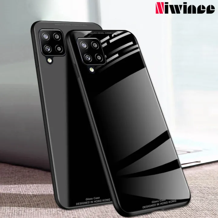 Samsung%20Galaxy%20A12%20-%20(100%25%20Premium%20Quality)%20DESIGNED%20IN%20HONG%20KONG%20Scratchproof%20Tempered%20Glass%20Case%20Back%20Cover%20Casing%20..%20-%20Image%202