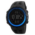 （COD Available)SKMEI 1251 Men Fashionable Outdoor 50m Waterproof Sports Digital Watch with PU Watchband. 